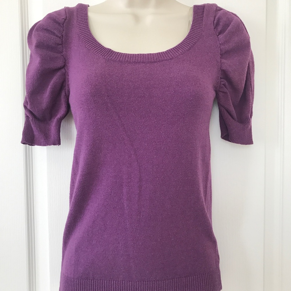 Purple sweater top